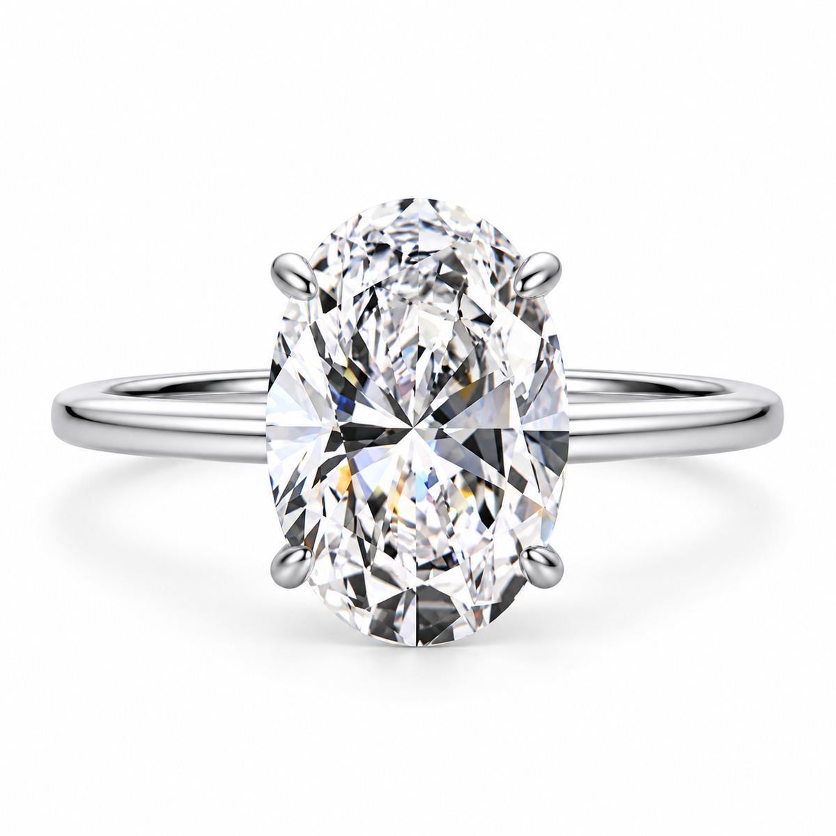 The Amara™ 3.0ct Oval Solitaire