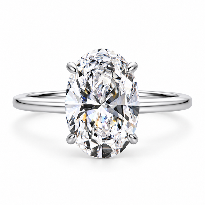The Amara™ 3.0ct Oval Solitaire