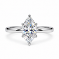 3.0ct Marquise Cut Solitaire Ring