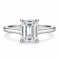 3.0ct Emerald Cut Solitaire Ring