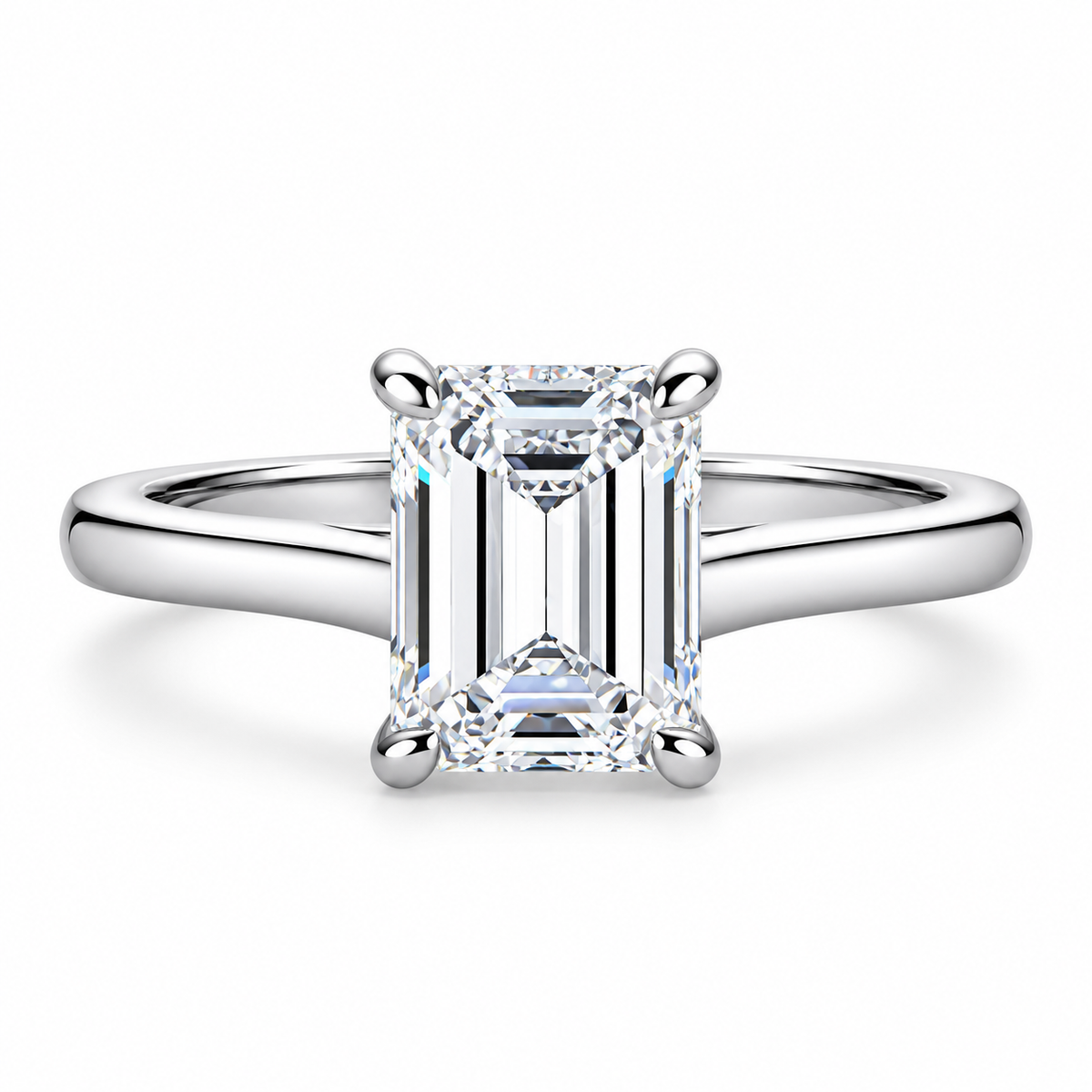 3.0ct Emerald Cut Solitaire Ring